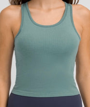 Load image into Gallery viewer, JAN Racerback Tank (New! Black, Blue, Mint and White)