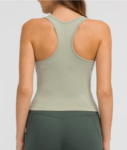 Load image into Gallery viewer, JAN Racerback Tank (New! Black, Blue, Mint and White)