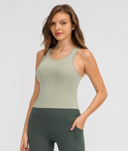 Load image into Gallery viewer, JAN Racerback Tank (New! Black, Blue, Mint and White)