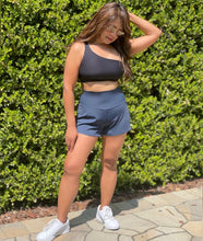 Load image into Gallery viewer, High Rise 2-in-1 Shorts - Blue