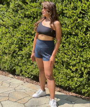 Load image into Gallery viewer, High Rise 2-in-1 Shorts - Blue