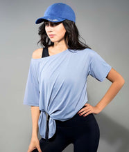 Load image into Gallery viewer, Breezy Knot Top - Blue