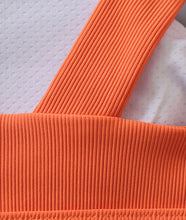 Load image into Gallery viewer, Candy Blush Ribbed Bra - Orange