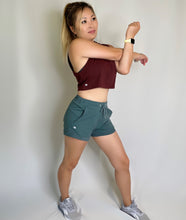 Load image into Gallery viewer, Stretch Crop Tank - Maroon