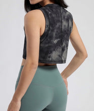 Load image into Gallery viewer, Stretch Crop Tank - Tie Dye