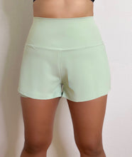 Load image into Gallery viewer, High Rise 2-in-1 Shorts - Mint