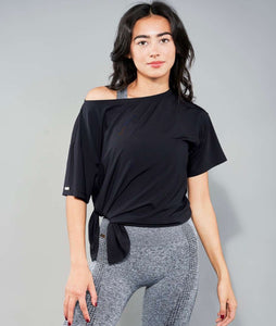 Breezy Knot Top - Black