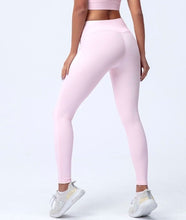 Load image into Gallery viewer, Candy Blush Ribbed Leggings - Pink
