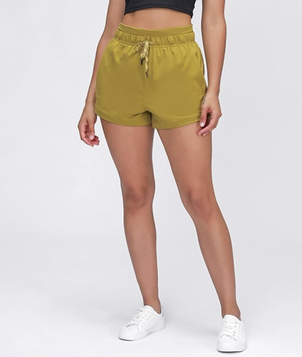 Laze All Day Shorts - Green Tea