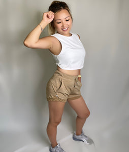 Everyday Mesh Shorts - Beige