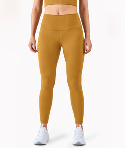 Exhale Leggings - Mustard