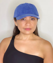 Load image into Gallery viewer, Unisex Washed Baseball Cap - Blue
