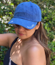 Load image into Gallery viewer, Unisex Washed Baseball Cap - Blue
