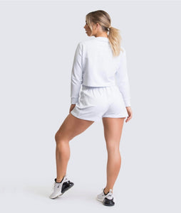 Sporty Crop Set - White