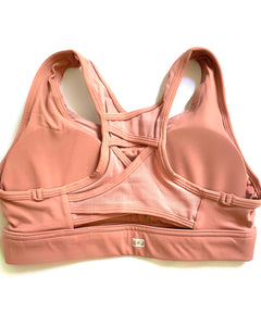 Pink Mesh Sports Bra (Final Sale)