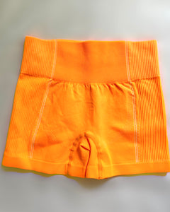 Neon Orange Seamless Set (Final Sale)