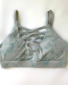 Light Blue Tie-Dye Scrunch Set (Final Sale)