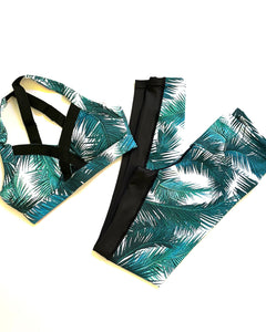 Palm Print Mesh Set (Final Sale)