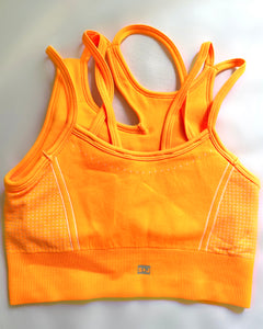 Neon Orange Seamless Set (Final Sale)