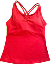 Load image into Gallery viewer, Red Tank with Built-in Bra (Final Sale)
