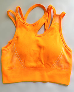 Neon Orange Seamless Set (Final Sale)